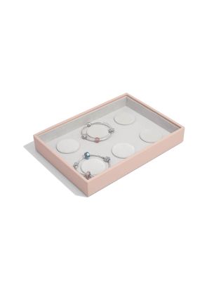 Organizer na 6 bransoletek charm (różowy) Classic Stackers