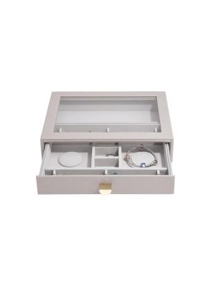 Pudełko na bransoletki i na zawieszki charm (taupe) Classic Stackers