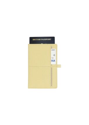 Etui na paszport i karty (żółte) Stackers