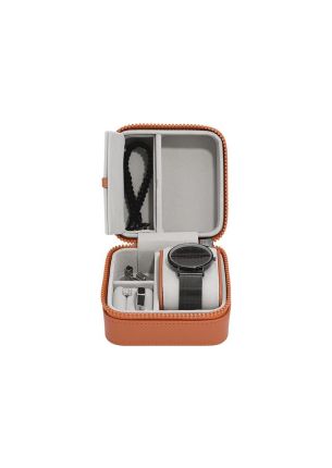 Etui podróżne na biżuterię i zegarek (pomarańczowe) Canvas Stackers