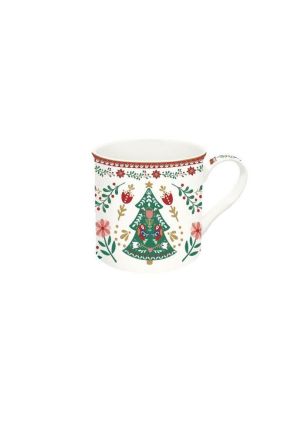 Kubek (300 ml) + pudełko Christmas Folk Easy Life