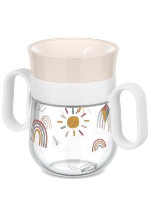 Kubek treningowy Mio (200 ml) Sunshine & Rainbow Mepal