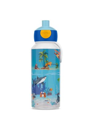 Butelka dla dzieci pop-up (400 ml) Tropical Ocean Campus Mepal