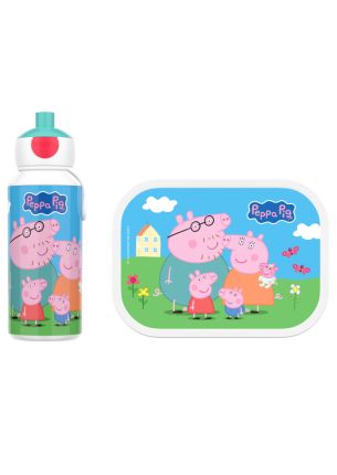 Zestaw bidon + lunchbox Świnka Peppa Campus Mepal