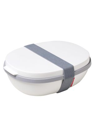 ójne pudełko na lunch (białe) Ellipse Duo Rosti Mepal 8711269822822