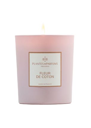 Świeca zapachowa roślinna 180 g Cotton Flower Plantes & Parfums