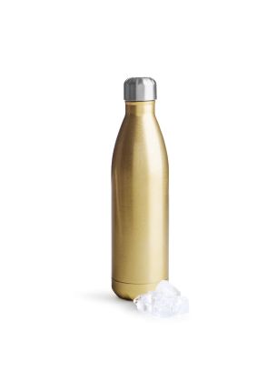 Butelka termiczna, stalowa (złota, 0,75 l) Hot&Cool Sagaform