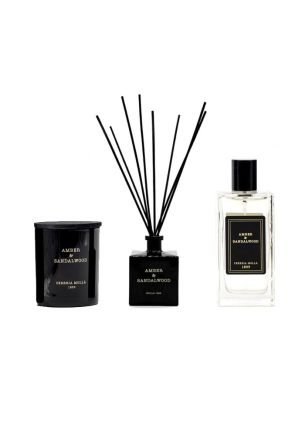 Zestaw prezentowy Amber & Sandalwood Cereria Molla
