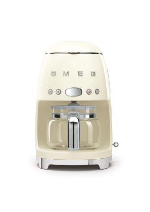 Ekspres do kawy przelewowy (kremowy) 50's Style SMEG