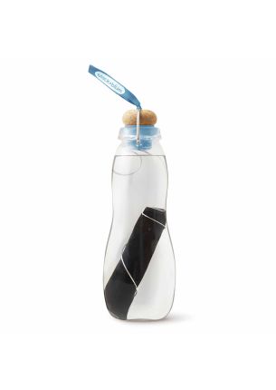 Butelka filtrująca wodę EAU GOOD w pokrowcu (niebieska) Black+Blum
