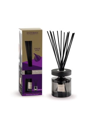 Dyfuzor zapachowy z patyczkami (200 ml) Figue noire Esteban