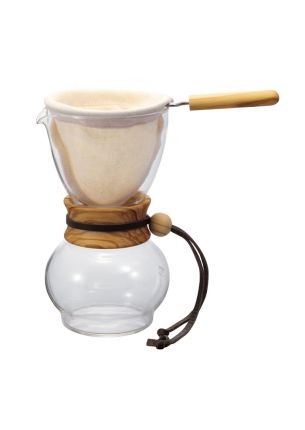 Zaparzacz do kawy (480 ml) Drip Pot Olive Wood Hario