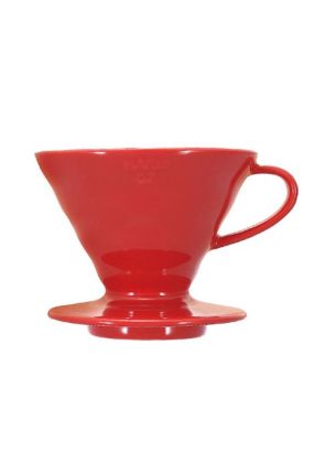 Drip ceramiczny V60-02 (czerwony) Hario
