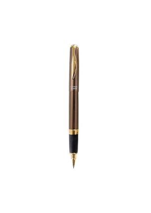 Długopis (brązowy) + drewniane etui Kyocera