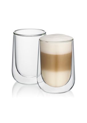 Zestaw 2 szklanek do latte macchiato Fontana Kela