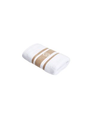 Ręcznik do rąk 50 x 100 cm (beżowy) Monogram Linea OFFICINE Monogram