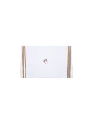 Dywanik łazienkowy 60 x 100 cm (beżowy) Monogram Linea OFFICINE Monogram