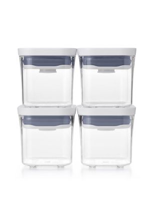 Zestaw 4 pojemniczków (200 ml) Pop Oxo