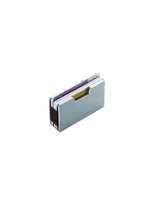 Etui na karty z klipem (srebrne) Cooper Philippi