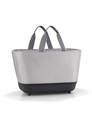 Kosz zakupowy Shoppingbasket Herringbone grey Reisenthel