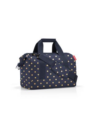 Torba podróżna Allrounder M Metallic dots blue Reisenthel