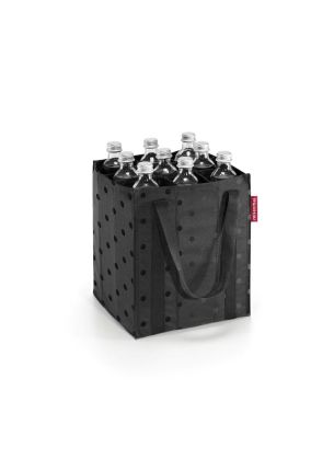 Torba Bottlebag Glossy dots black Reisenthel