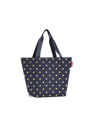Torba Shopper M Metallic dots blue Reisenthel