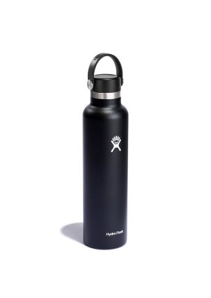 Butelka termiczna (709 ml) Standard Mouth Black Hydro Flask