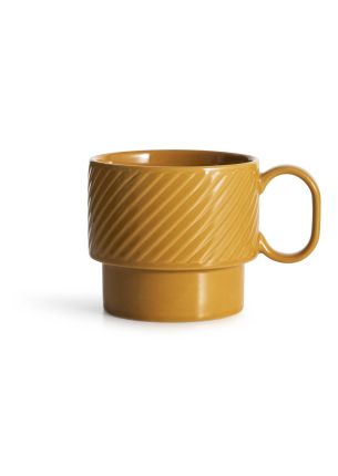 Filiżanka do herbaty z uchem (żółta) Coffee Sagaform 