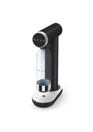 Saturator wody z butelką (czarny mat) Smeg
