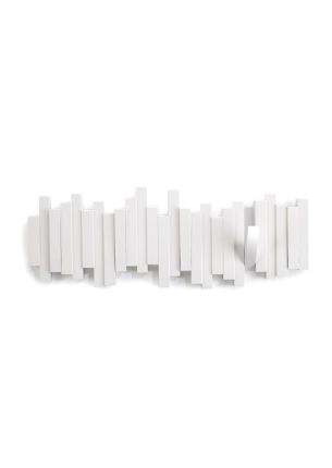 Listwa z pięcioma wieszakami (biała) Sticks Umbra