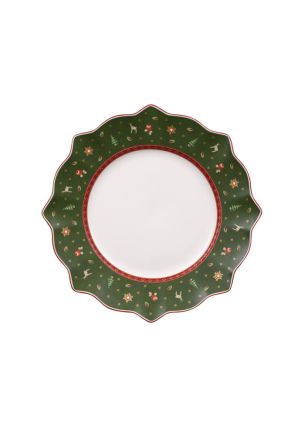 Talerz płaski (zielony) Toy’s Delight Christmas Villeroy & Boch