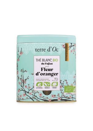 Herbata biała w puszce 40 g Fleur d'oranger terre d'Oc