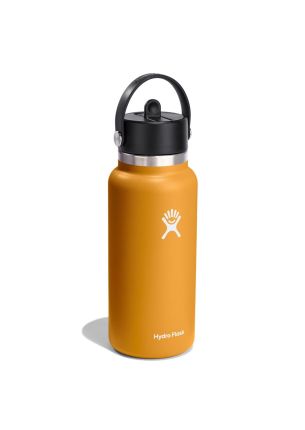 Butelka termiczna Fossil Wide Mouth Flex Straw Cap Hydro Flask