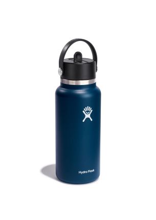 Butelka termiczna Indigo Wide Mouth Flex Straw Cap Hydro Flask