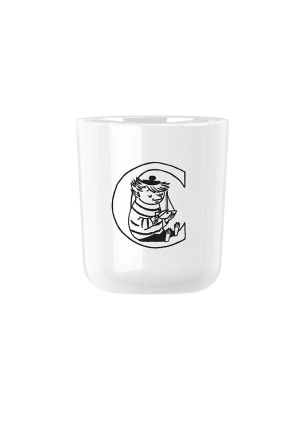 Kubek z literą C (200 ml) Muminki ABC RIG-TIG