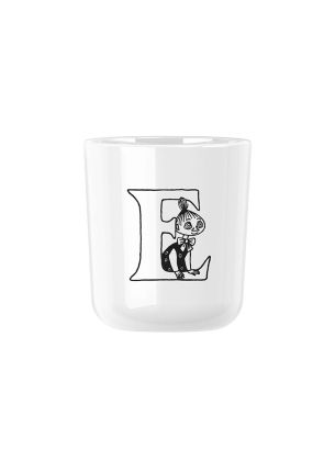 Kubek z literą E (200 ml) ABC Muminki RIG-TIG