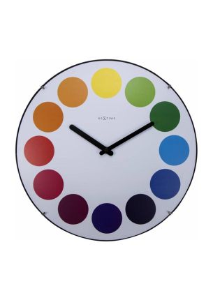 Zegar ścienny Dots Dome Nextime (biały)