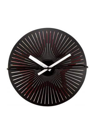 Zegar ścienny z ruchomą tarczą Gwiazda Kinegram Star Nextime (czerwony)