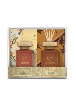 Zestaw 2 dyfuzorów zapachowych Vanilla Dream  Cinnamon secret Essentials iPuro