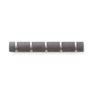 Listwa z 5 wieszakami (szara) Flip Umbra