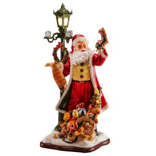Pozytywka świety Mikołaj z workiem prezentów (62 cm) Lamart