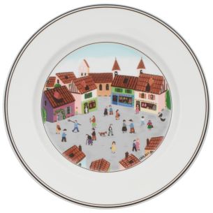 Talerz obiadowy Wioska (27 cm) Design Naif Villeroy & Boch