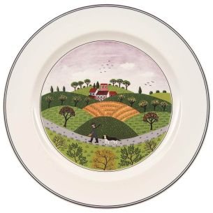 Talerz obiadowy Myśliwy (27 cm) Design Naif Villeroy & Boch