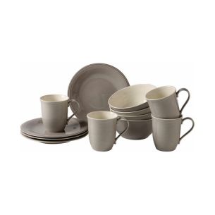 Zestaw śniadaniowy (12 el.) Color Loop Stone Villeroy & Boch