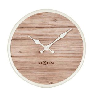 Zegar ścienny 30 cm (jasny) Plank Nextime