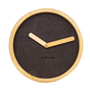Zegar ścienny (brązowy) Calm Nextime
