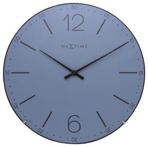 Zegar ścienny (niebieski) Index Dome Nextime