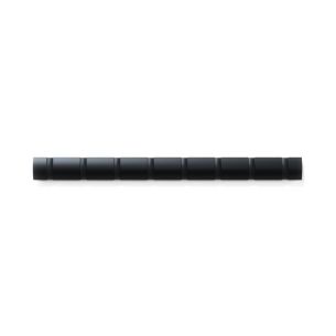 Listwa z 8 wieszakami (czarna) Flip Umbra