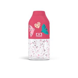 Butelka na wodę Positive S Pink Birds Monbento